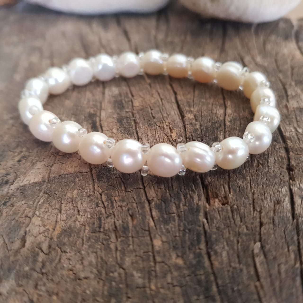 Dainty Tiny Pearl Saint Benedict Bracelet, 14k Gold Filled or Sterling  Silver, Lux Tiny White Pearls, Adjustable Fit with Extension, #1621